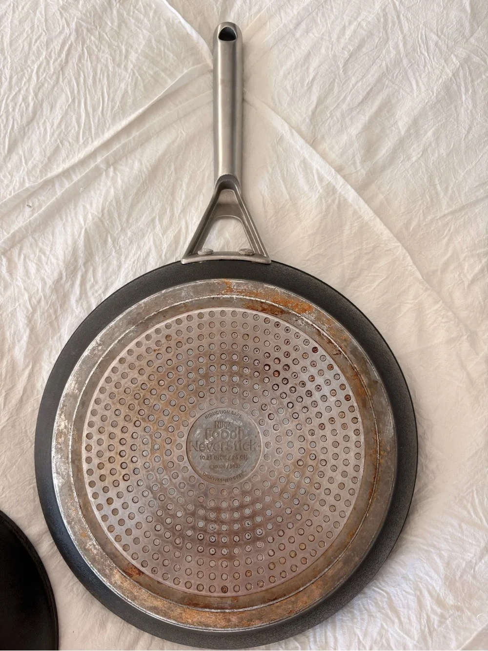 Ninja Black Frying Pan Set with Silver Handles - 2-Piece